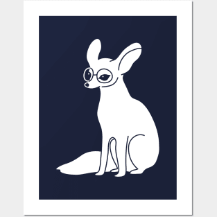 Little Fennec fox Posters and Art